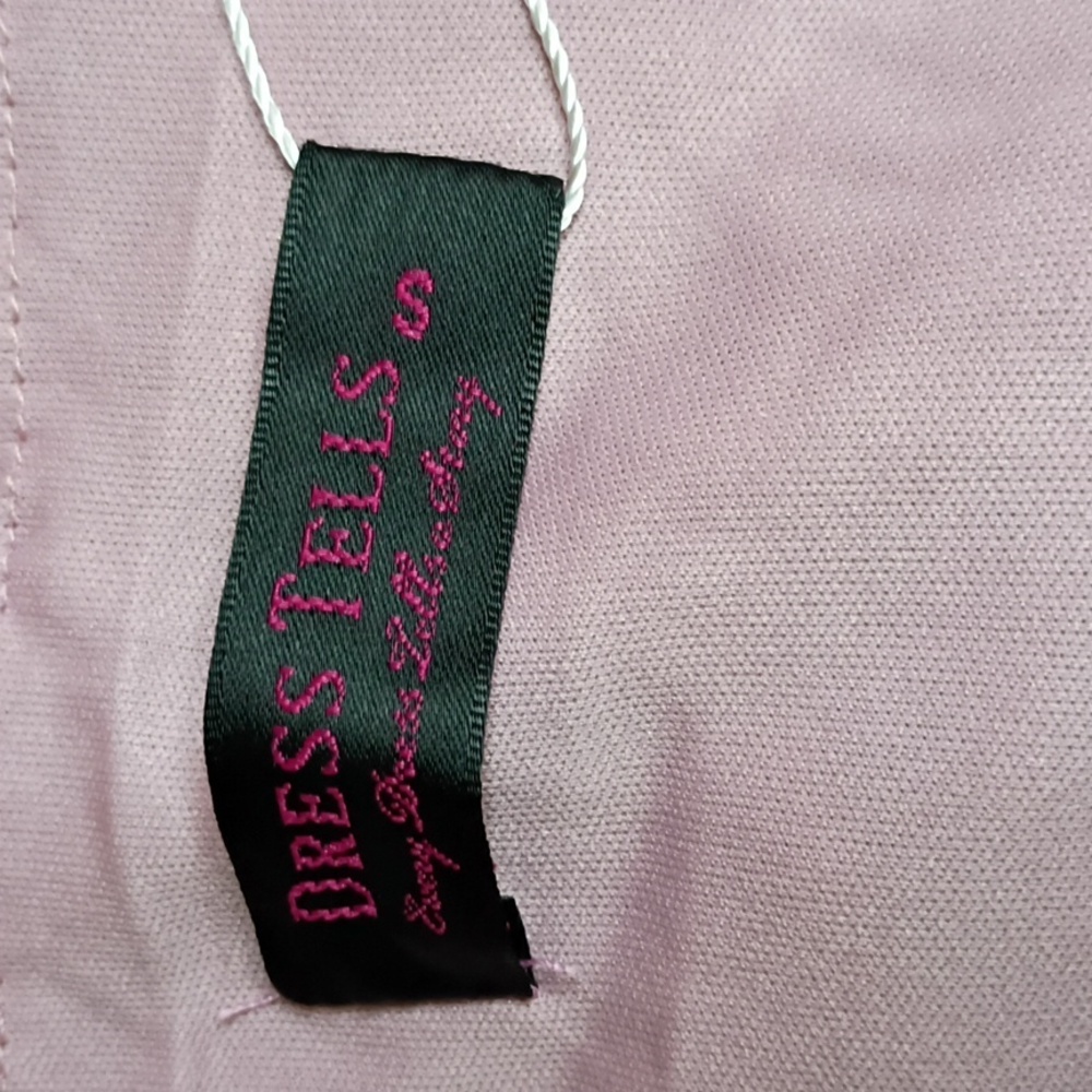 Strapless Ruched Maxi Dress in Soft Pink - Picture 6 of 14